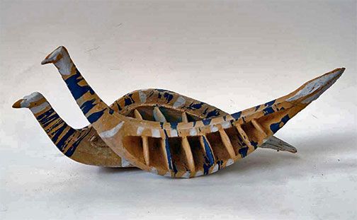 Ceramic sculpture birds--Theodoros Papagiannis