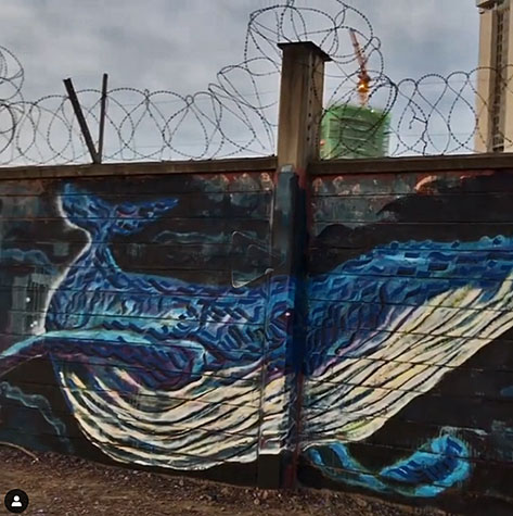 Chini ya Maji’ whale mural