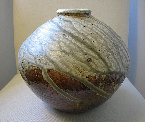 Large Peter Rushforth-Blossom Jar