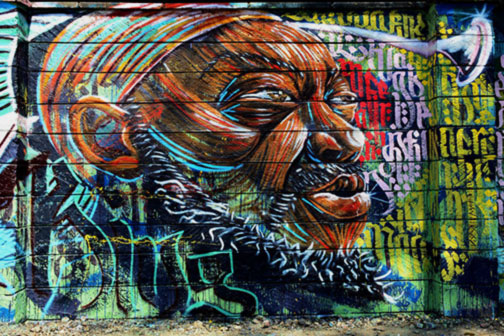 Thufu B graffiti mural
