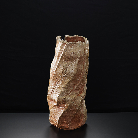  Shozo Michikawa -Natural Ash vase 2005 37cm