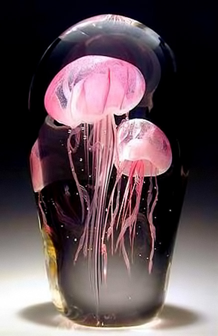 Art Glass Sculpture by Chris Lowry and Chris Richards from Kela's...a glass gallery on Kauai