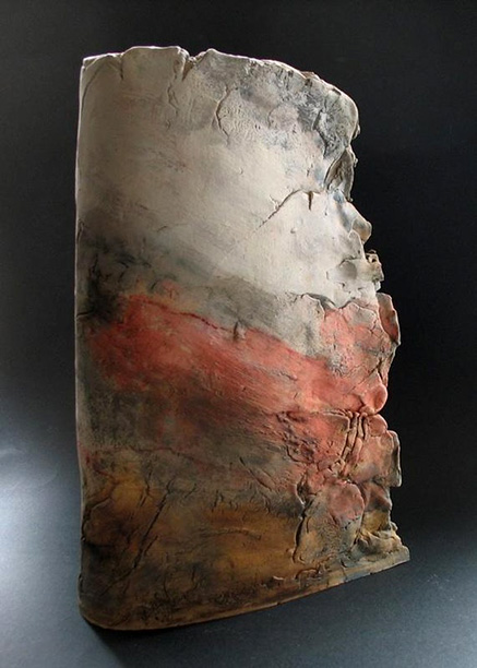 Steve Leaning--Landform 2 ceramic sculpture