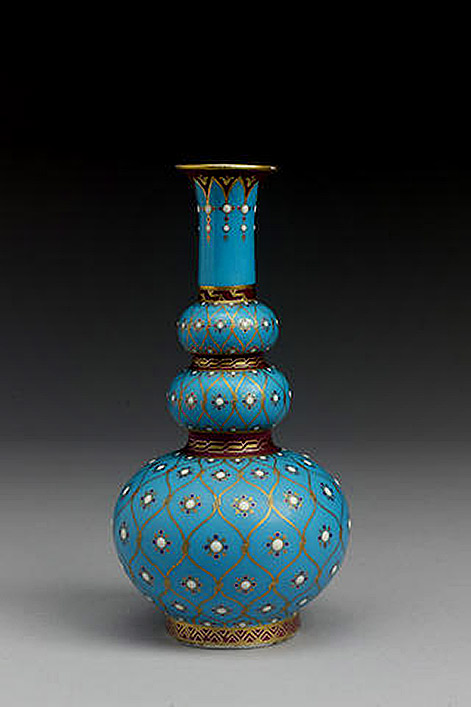 Minton Persian-blue-vase-attributed-to-Christopher-Dresser-exhibited-1862