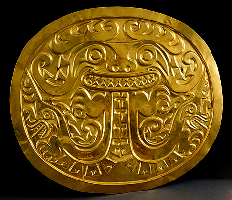 Gold Plaque,A.D. 700–900 -- Cocle