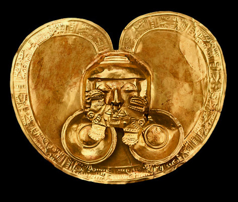 Gold Pectoral-,100-BC-AD-800-Calima-Yotoco