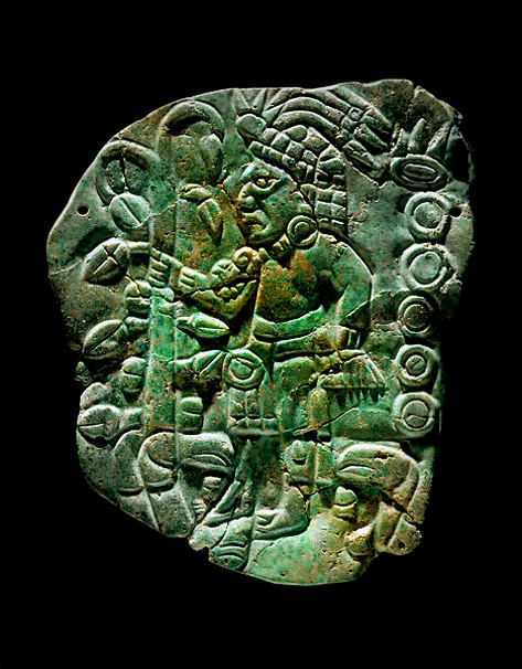 Green Warrior Plaque,A.D. 700–1100