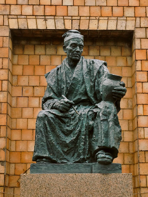 Kato Minkichi Statue---Shiba Iinu