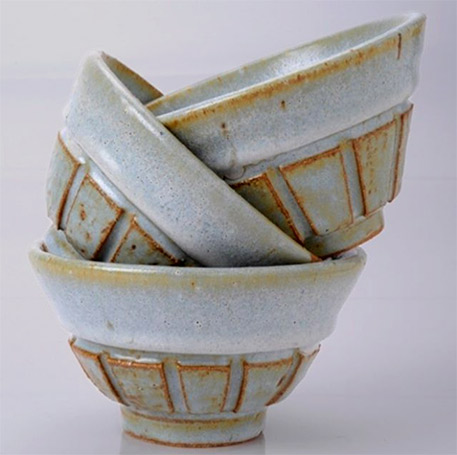 Quemada-ceramica,Chile geometric relief bowls