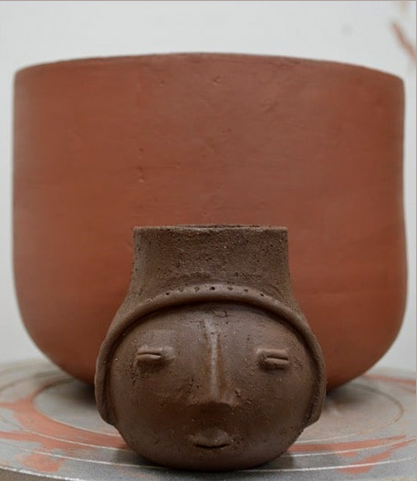 Akbal Morena Pez face-vase