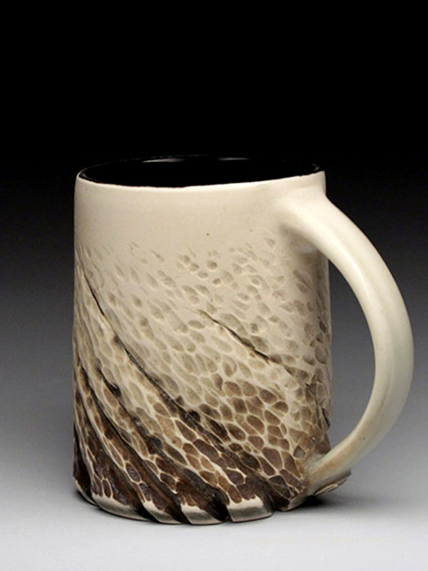 Dow Redcorn pottery mug