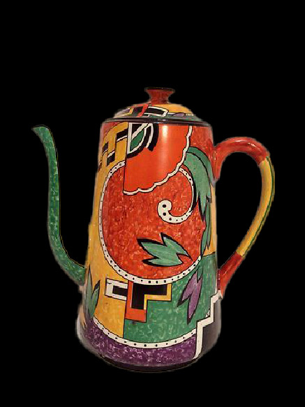 Royal Winton-Jazz Art Deco-coffee-pot-c1930
