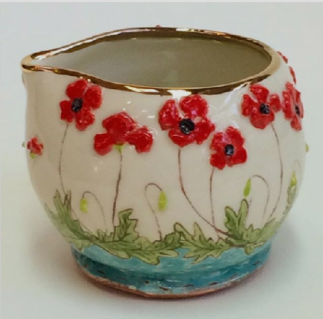 Stacey Manser-Knight--red poppy jug