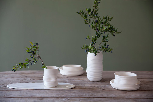 Patrick Jadot--functional porcelain vessels
