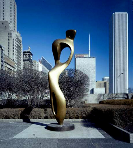 Large Interior Form---Henry Moore,-1953-1954