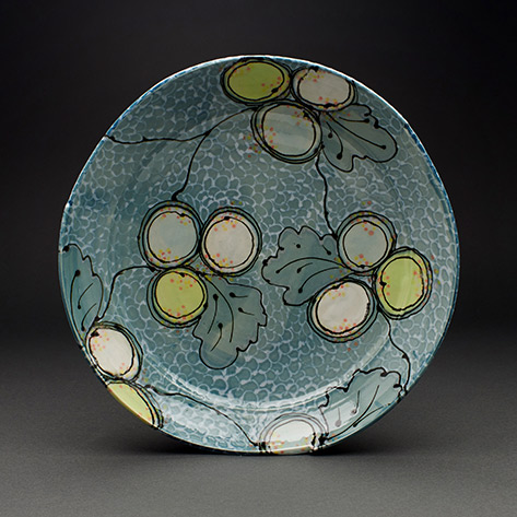Lauren Kearns porcelain botanical platter