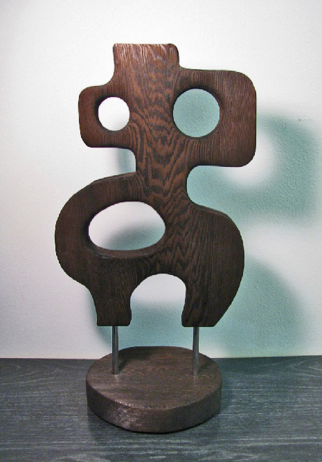 Mid-Century Mod Burnt Wood Witco Style Sculpture---Cecil-By SuZanna Anna-@-Atomic Lodge etsy