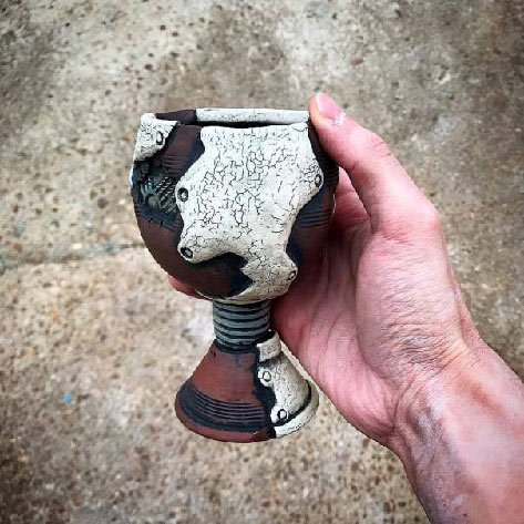 Andrew Clark ceramic goblet