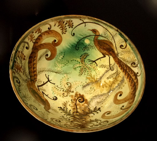 Neil Doduglas lyrebird pair plate