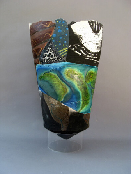 Patrick Crabb-shard vase