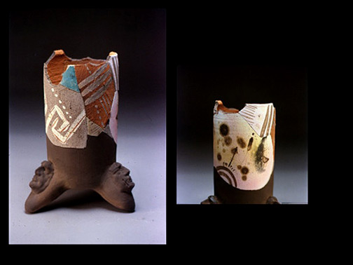Slab/shard sculpture vessel  - Patrick Crabb
