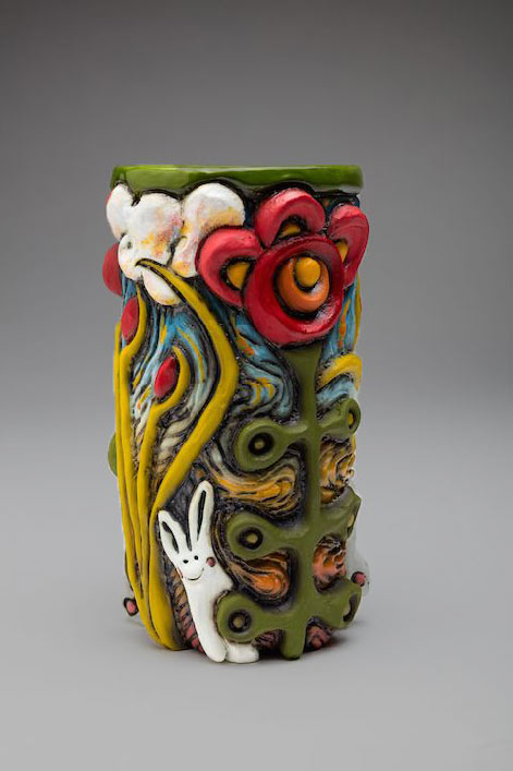 Julie Woodrow, 'Happy Morning', ceramic functional vase