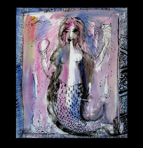 Lydia corbet-painting-mermaid