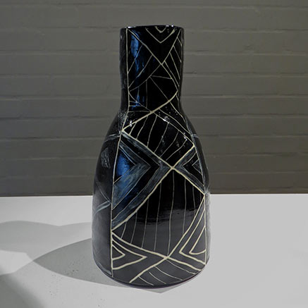 Pepai-Jangala-Carroll ceramic glazed vase