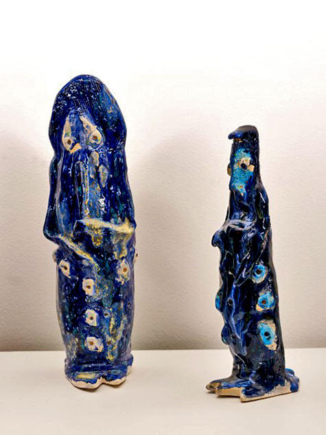 Lawrence OmeenyoUmpila-Missus and Mister Croc-2013-earthenware