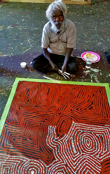 Charlie-Tjapangati -- Australlian aboriginal artist