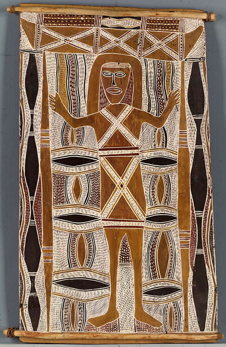 Nyapililngu,-ancestral spirit woman of the Manggalili--Narritjin Maymuru-1969--97