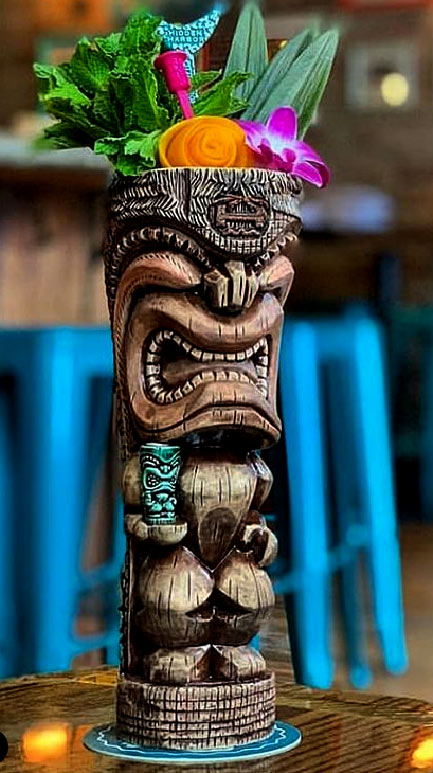 tiki carving