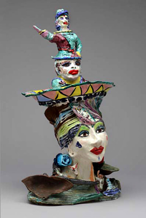 Contemporary-Sculpture----In-Wonderland---full-view---Original-Art-from-Suzy-Birstein