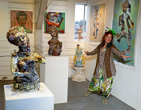 Suzy Birstein at gallery
