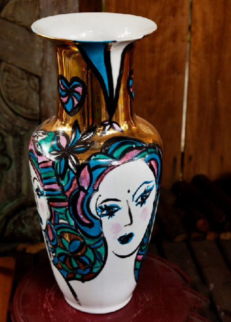 Isabelle Tuchband vase