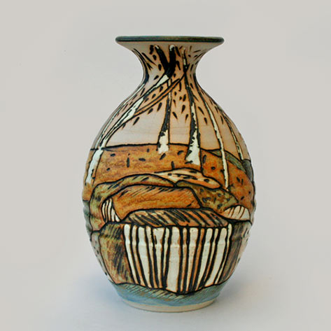 Tina Banitska. Vase Springmount Pottery