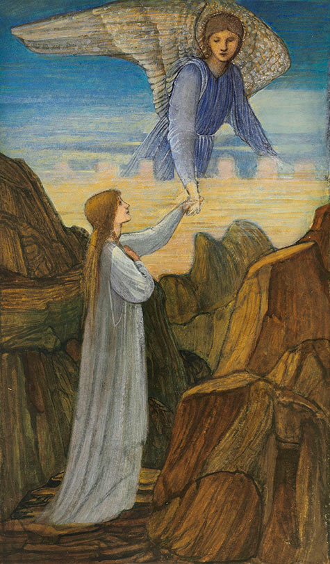 Edward Coley Burne Jones_-The guardian angel