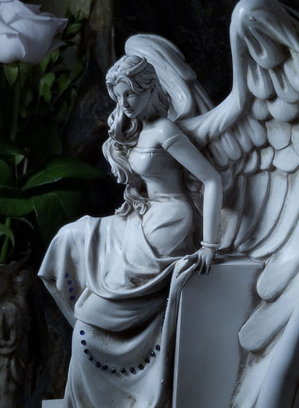 Sculpture of Angel of Awakening” by Lisa Azzano