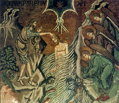 John The Baptist mosaic at San Marco basilica