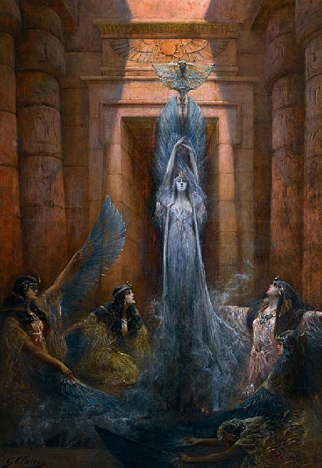 Georges Jules Victor Clairin The Goddess Neith egyptian art