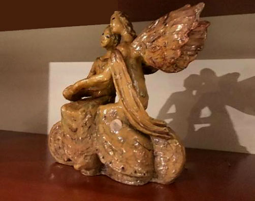 Ceramic angel sculpture Gio' Ponti and Pietro Melandri