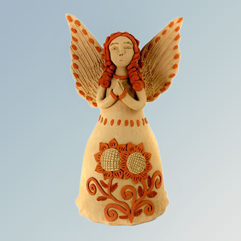 Nayeli Vazquez terracotta pottery Angel