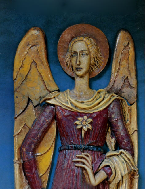 Pietro Melandri ceramic angel