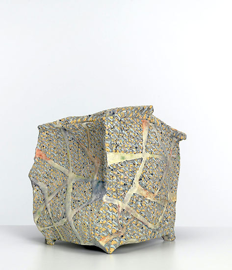 eiko-kishi--Nest-shigaraki stoneware,-19-x-20-x-19-cm