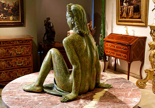 20th Century, Italian Sculpture by Helen König Scavini, Lenci Manufactory