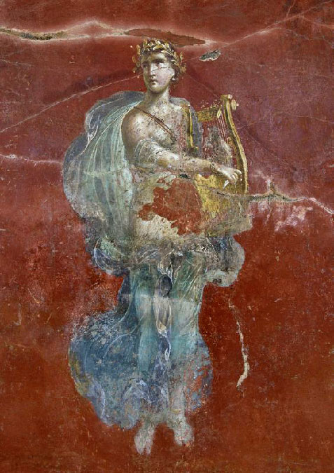  Apollo- Fresco Neronian age- Pompeii