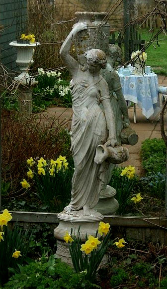 Water bearer statue