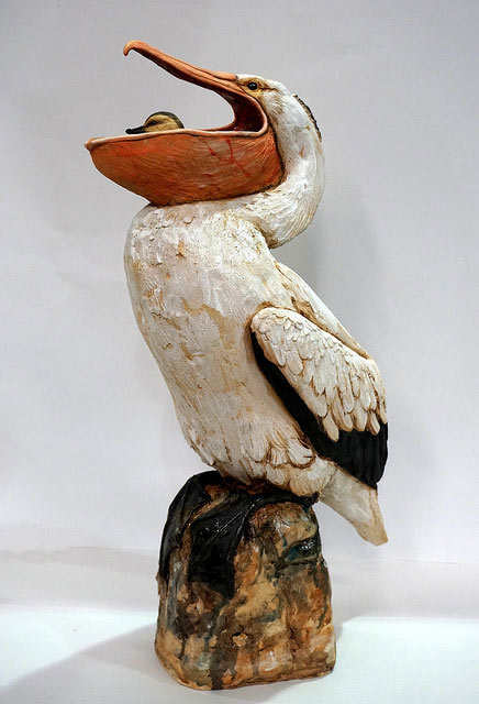 Pelican sculptures - Karen Fawcett---Pens Comp
