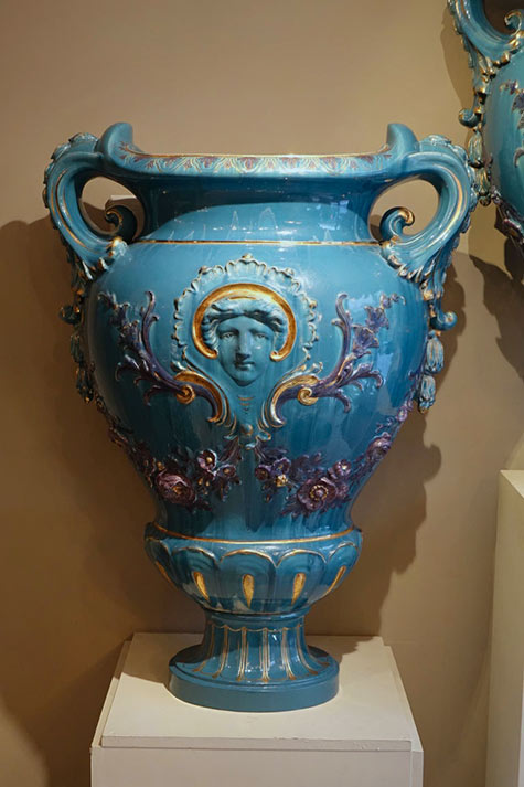 Pair-of-Huge-Medicis-Vases-,France,-circa-1890