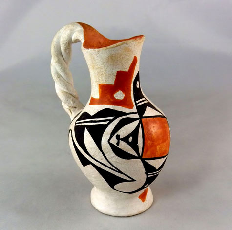 Sweet-little-Acoma-Pueblo-pottery-pitcher-with-a-braided-handle